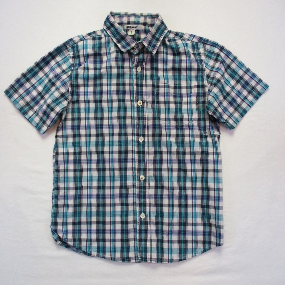 Old Navy Boy's Button Front Shirt Size Large
